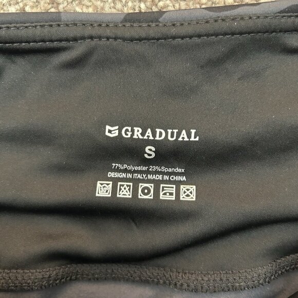 G Gradual Women's Joggers Pants Size S Gray Camo High Waist Zipper Pockets EUC - Picture 16 of 16